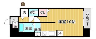 クレアート大阪トゥールビヨンの物件間取画像